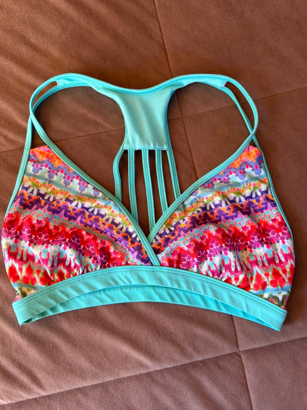 Title Nine Aqua Athletic Swim Top